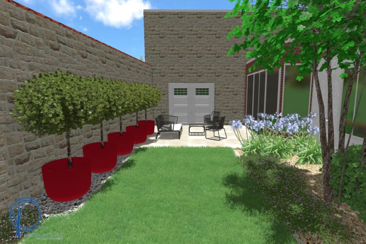 plan 3D jardin vendée